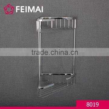 Double Layers Hanging Corner Basket Caddy for Bathroom Storage photo-4