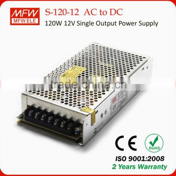 High Quality singleout 12v 10a AC Switching Mode Power Supply 120w (5v 12v 15v 24v 36v 48v)