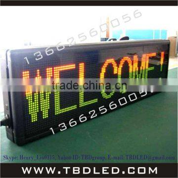 P10 double color outdoor led message sign board display