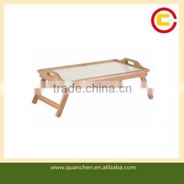 Winsome Bamboo Breakfast Bed Tray with Handle Foldable Legs                        
                                                Quality Choice