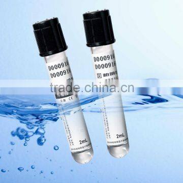 Medical disposable ESR blood collection tubes 3.8% sodium citrate