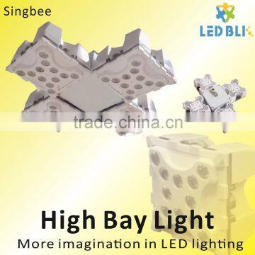 new design led block light with high efficiency 250w metal halide replacement high bay light