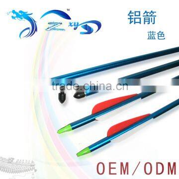 Custom specifications 31" Aluminum Arrow Plastic Feather for 50-70lbs Compound Bow black