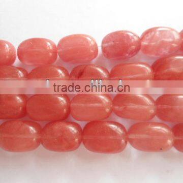 Gemstone high quality cherry quartz 12*18mm nugget beads jewelry beads