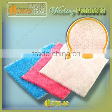 Hot sale bamboo fiber scouring pad for dishes with free sample in Wuxi market