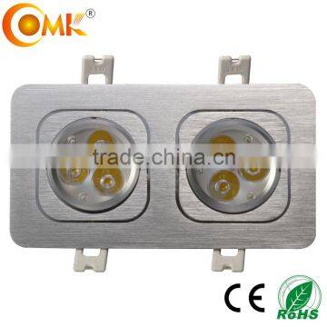 light fixtures in china 2*3*1W COB led grille light audi fog lamp grille