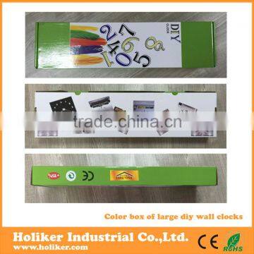 Large Luxury 3D DIY Clock for Home Decoration photo-6