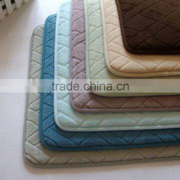 green color memory foam prayer mat for wholesale/Memory foam bath mat_ Qinyi