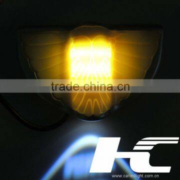 No drill hole south korean car led logo