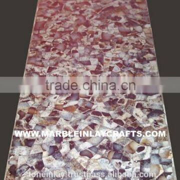 Amethyst Gemstone Kitchen slabs