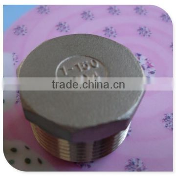 150lb bspt taper thread s/steel hex head plug