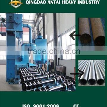 QG Series steel pipe external wall shot blast/blasting machine