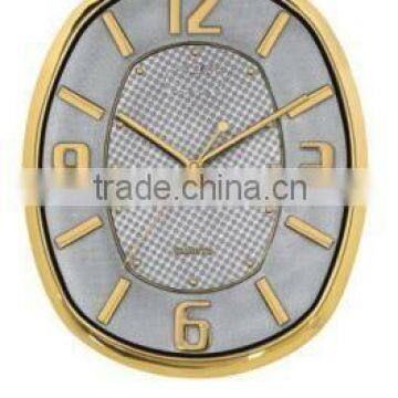 large quartz analog individual OVAL clock