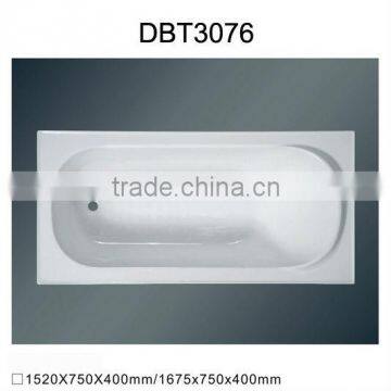 DBT3076 popular acrylic cheap small deep bathtub