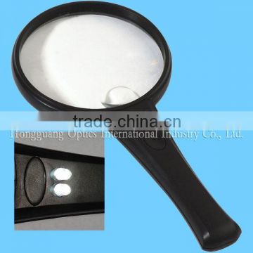 Led handle magnifier (MG 2B-4)/led magnifying light/magnifying glasses