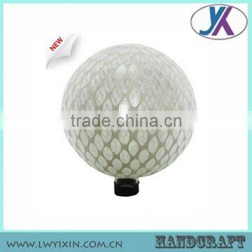 2015 Newest High quality 10" Mosaic Clear 100 Wholesale Clear Glass Christmas Ball Ornaments