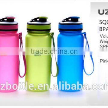 BPA free water bottle single wall drinking plastic bottle