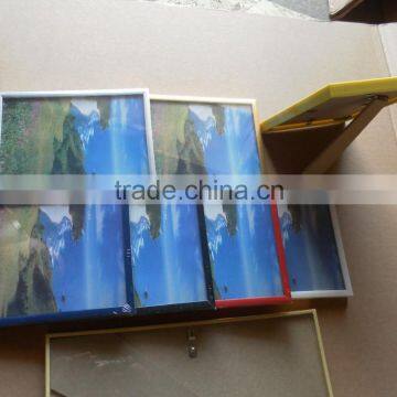 or, noir, blanc et plat PVC cadre photo a4