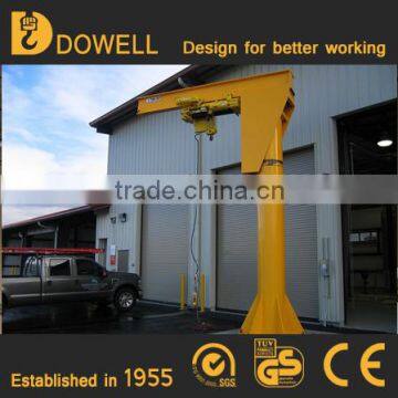 0.25-10ton Heavy Duty Workshop Pillar column mounted jib cranes