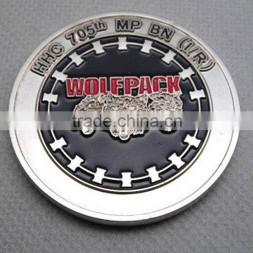 low price Top Quality custom double coin Cheap price Factory Custom silver plating soft enmal coin