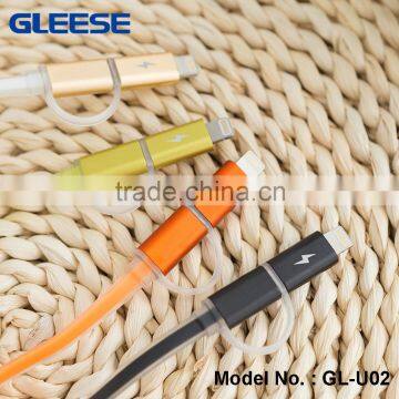Mirco 20 in 1 USB flat cable dongguan factory for iphone and samsung phone