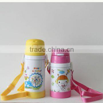 2014 hot sale cartoon and cute kid thermos