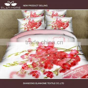 100% Cotton 3d Printed Luxury 3D Bed Cover Set