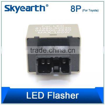 Factory Promotion 12V Car LED Flasher Raly, LED Warning Canceller Auto Parts For Toyota LED Flasher 8P photo-6