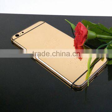 Luxury gold housing for iphone 6 plus back cover (24k gold edition)