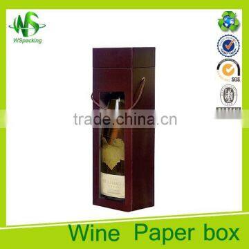Single bottle wine gift box wine glass bottle holder
