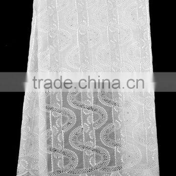 CL17-81 100% Cotton Guipure Swiss Voile Lace Fabric for Women Dress on Sale on Dinner Party photo-5