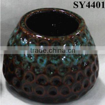 Glazed Small Colorful Ceramic Pot photo-6