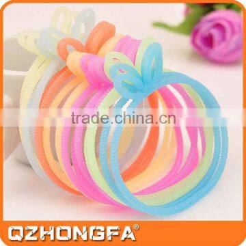 High quality promotion hair band silicone,silicone band