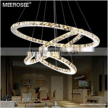 Hot sale Diamond Ring LED Crystal Chandelier Light Modern LED Lighting Circles Lamp 100% Guarantee Fast and Free Shipping