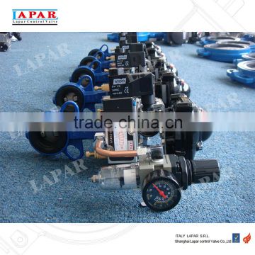 LAPAR High Performance Pneumatic Wafer style Butterfly Valve