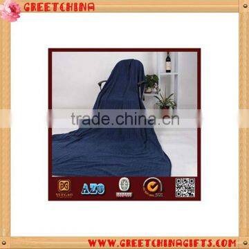 Promotional Custom Softextile Airplane Travel Blanket