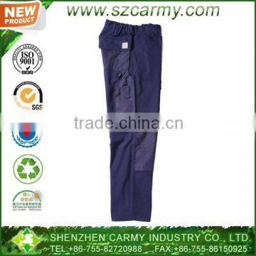 TC fabric German style mens cargo pants with nylon knee pad pockets