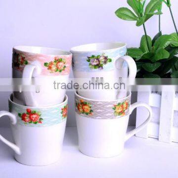 11oz Ceramic conical mug wholesale