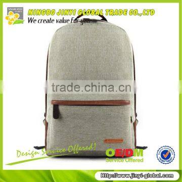 plain color jean backpack student school backpack bag