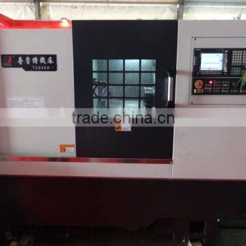 Slant Bed CNC Lathes TCK46A Linear Guideway With Tailstock photo-3