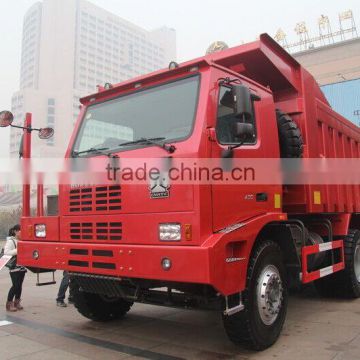 Sinotruk howo 6x4 430hp Euro3 70 tons mining tipper truck for sale