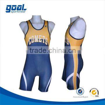 Wholesale lycra sportswear blank design custom oem women wrestling singlets