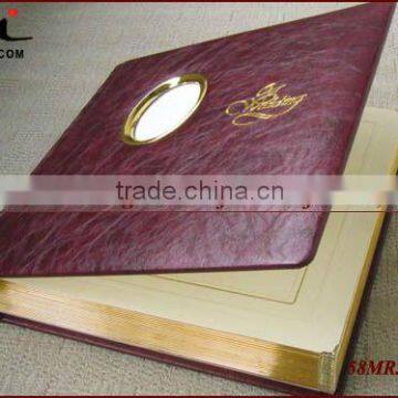 Professional Matted Photo Album,Wedding Silp-in Album with Mats,photo album with mats