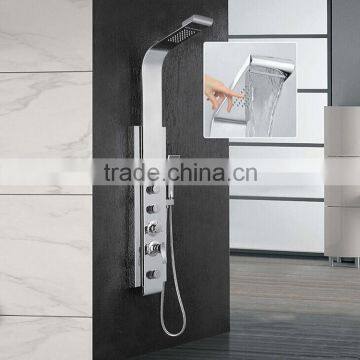 popular bathroom 304 stainless steel faucets column shower panel Y-005