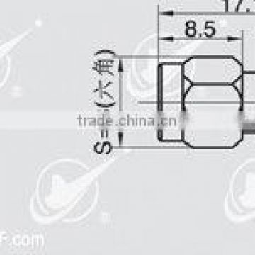 SMA connector for flexible cable