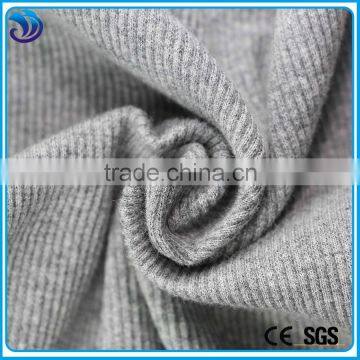 polyester cotton 65x35 2x2 rib knit fabric for garment's cuff