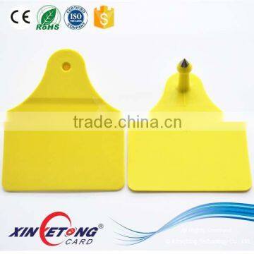 Yellow Color ISO11784/5 134.2khz RFID Animal Ear Tag