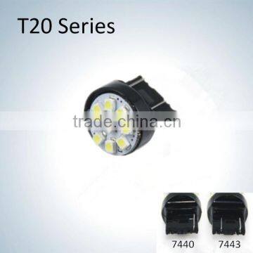 Quality 9smd 7440 led car light bulb socket t20 7443 led auto bulb led