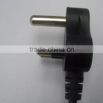 South Africa standard 6A 250V SABS pvc plug