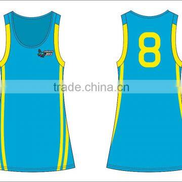 customized sublimation netball jerseys